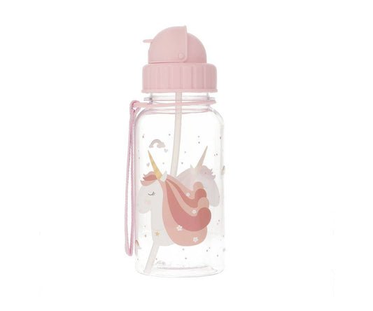 Magische plastic fles met eenhoorn