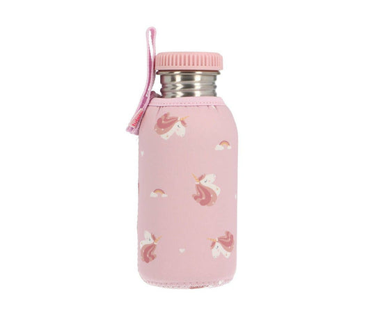 Magical Unicorn stalen fles met hoesje 500 ml