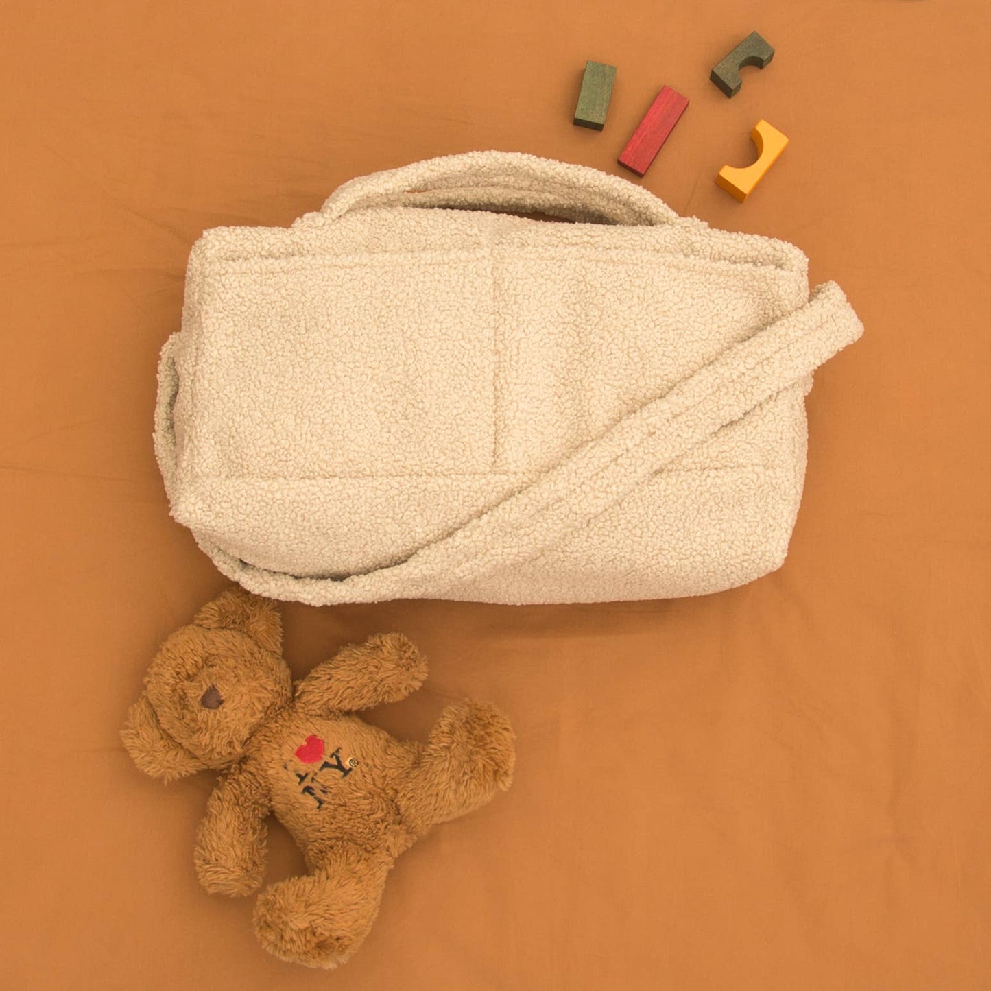 Mom Teddy Tas (Natuurlijk)
