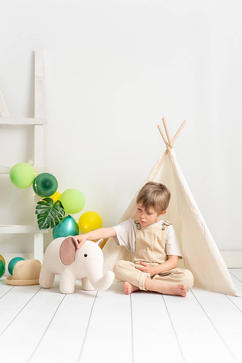PLUCHE OLIFANT BUBA 100% KATOEN