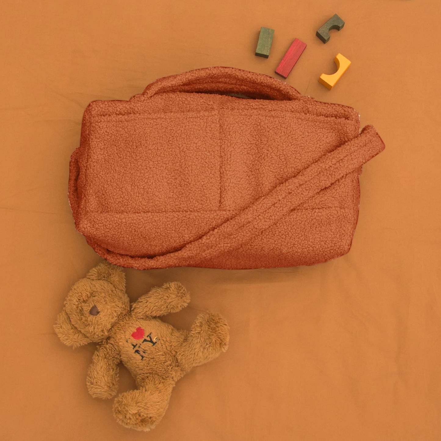 Mom Teddy Bag (Terracotta)